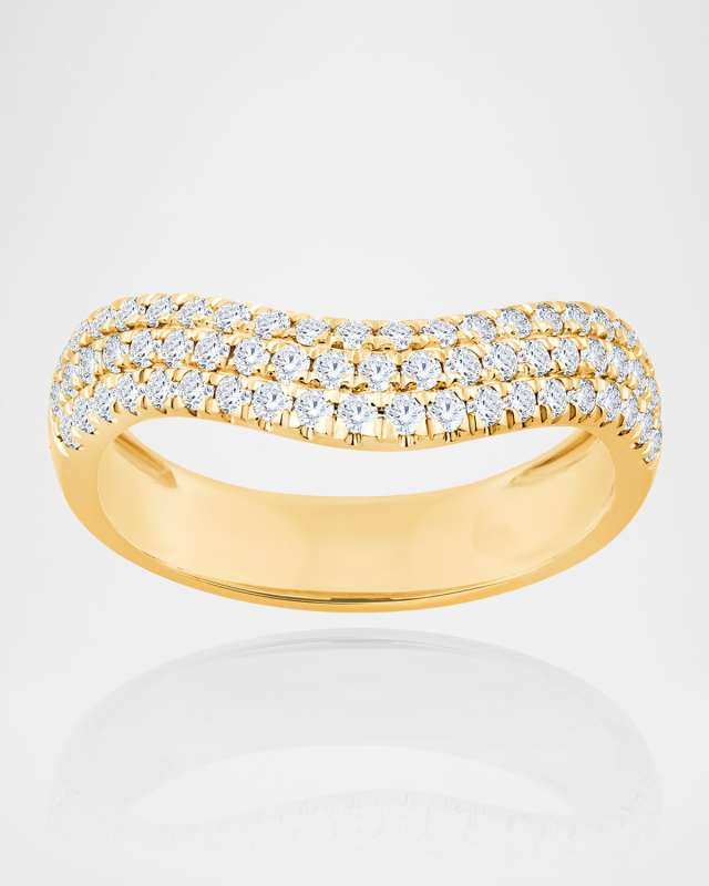 18K Berceau Bombee Diamond Pave Ring